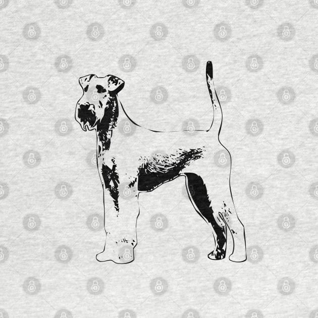 Irish Terrier Dog Art by ElegantCat